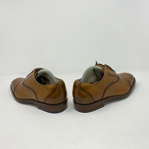 Stacy Adams Barris Cap Toe Oxford Tan Men\'s Sz 7.5 main image 4